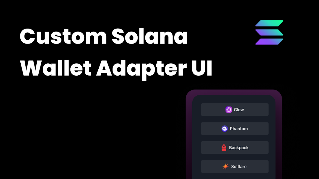 Creating a Custom Solana Connect Wallet UI with React and Chakra UI